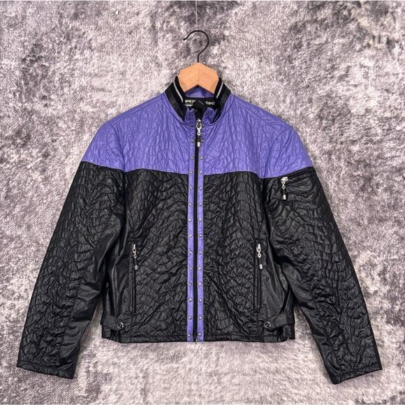 jamie sadock Jackets & Blazers - Jamie Sadock Jacket XS Womens Color Block Full Zip Quilted Bomber Sunsense